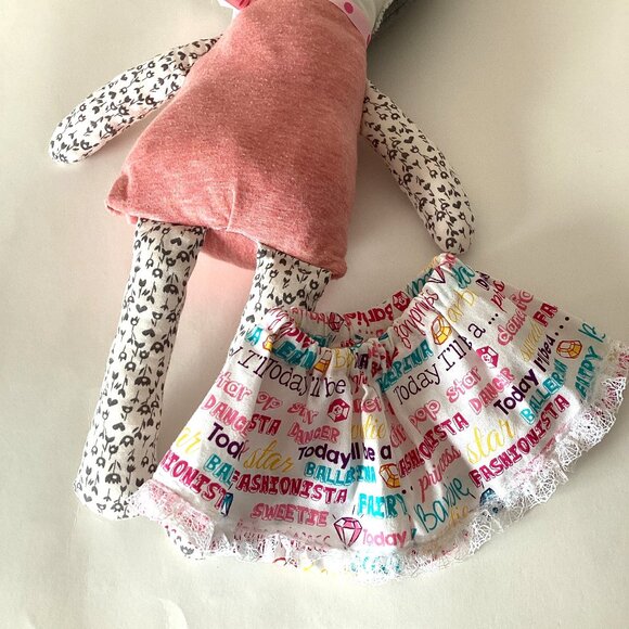 New Handmade Rag Doll Soft Toy A Great Girls Birthday Gift - Picture 5 of 5